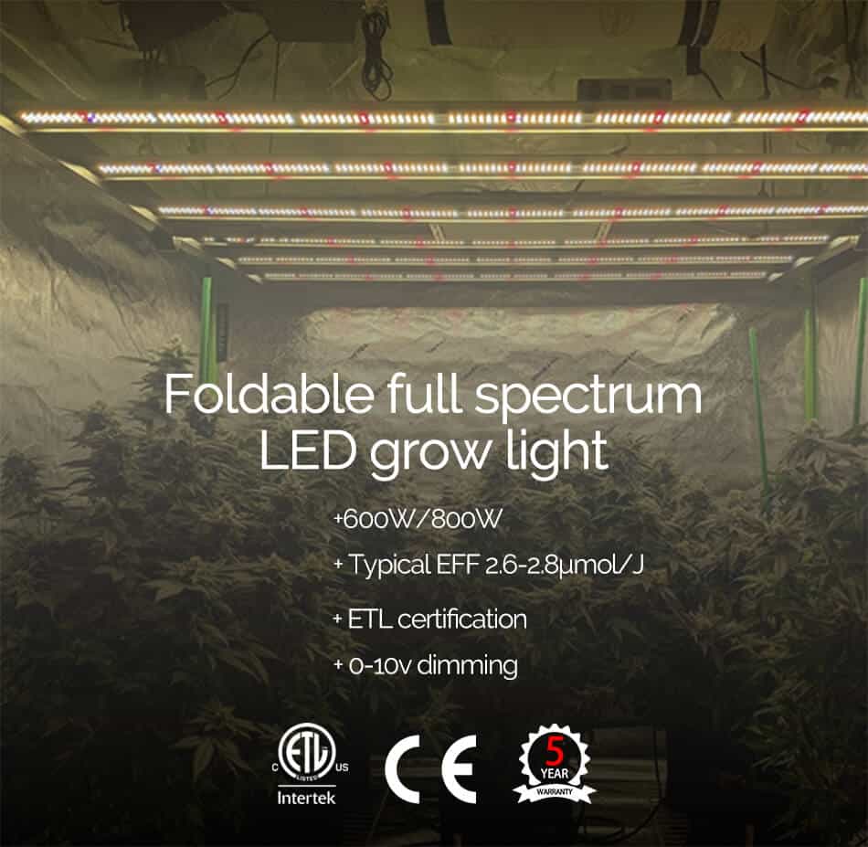 foldable led grow light description 1.0